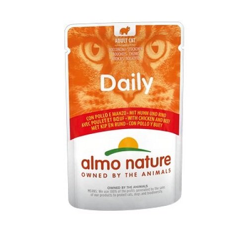 ALMO GATTO POLLO E MANZO 70GR