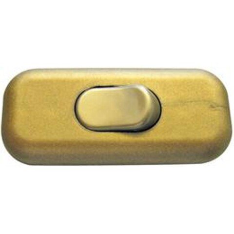 INTERRUTTORE UNIPOLARE PASSANTE A BILANCIERE  ORO
