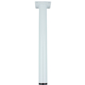 PIEDINO ACCIAIO BIANCO D.30 H.30CM