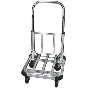 CARRELLO PORTACASSE 4 RUOTE ALL. TELESCOPICO 150KG