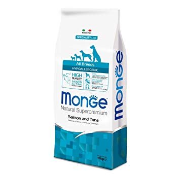 MONGE CANE HYPOALLERG. SALMONE/TONNO 12KG