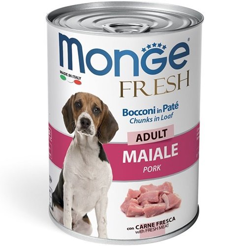 MONGE FRESH CANE ADULTO MAIALE 400GR