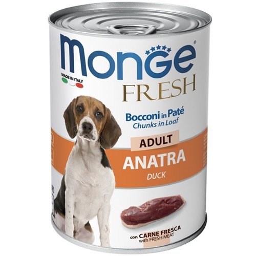 MONGE FRESH CANE ADULTO ANATRA 400GR
