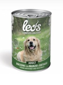 LEO'S BOCCONCINI CANE ADULTO MANZO E VERDURE 1,230KG