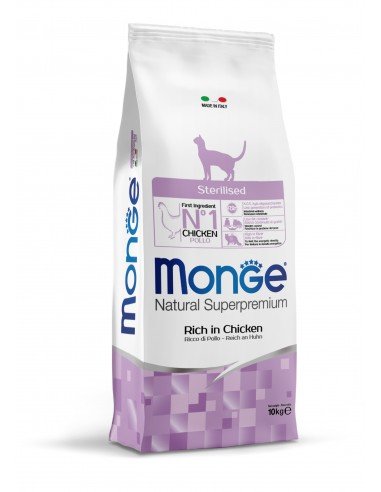 MONGE GATTO ADULTO STERILIZZATO POLLO 10KG