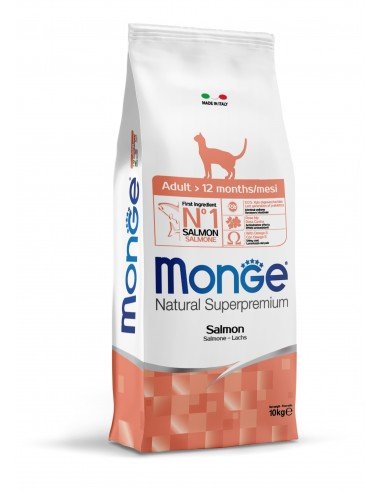 MONGE GATTO ADULTO SALMONE 10KG