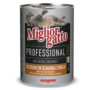 MIGLIOR GATTO BOCCONCINI SELVAG./CONIGLIO 405GR