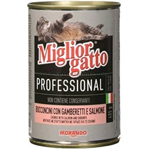 MIGLIOR GATTO BOCCONCINI GAMBER./SALMONE 405GR