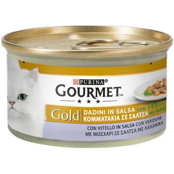 GOURMET GOLD DADINI VITELLO ALLA MEDITERRANEA 85GR