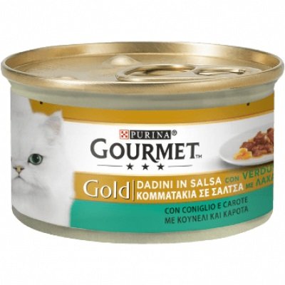 GOURMET GOLD DADINI CON CONIGLIO E CAROTE 85GR