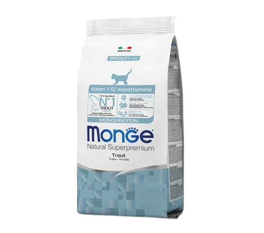 MONGE GATTO KITTEN MONOPROTEICO TROTA 400GR
