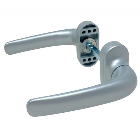 MANIGLIA ALLUMINIO LUNA 200V ARGENTO