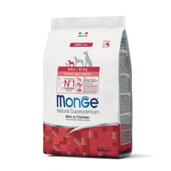 MONGE CANE MINI PUPPY POLLO 800GR