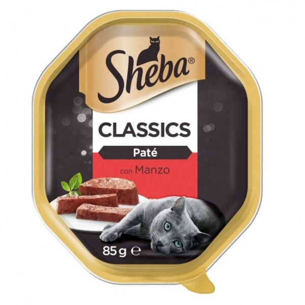 SHEBA PATE' CLASSIC CON MANZO 85GR