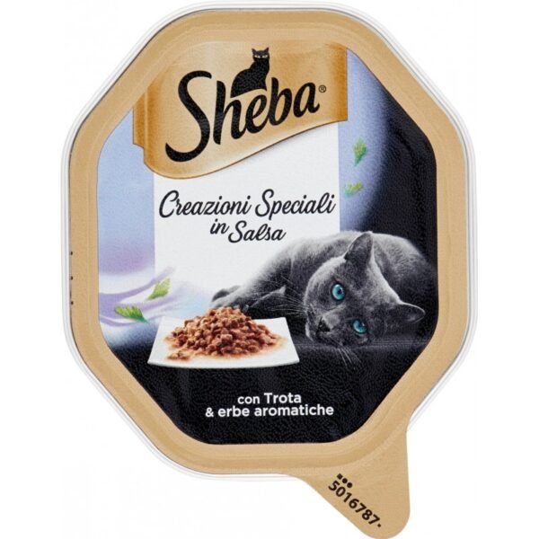 SHEBA TROTA ED ERBE AROMATICHE IN SALSA 85GR