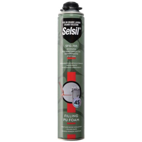 SCHIUMA POLIURETANICA DA RIEMPIMENTO PISTOLA 750ML