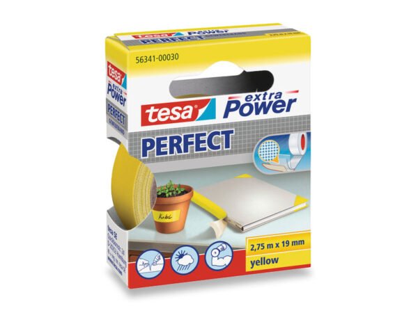TESA NASTRO TELATO GIALLO 19×2,7MT