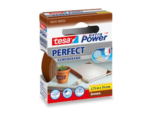 TESA NASTRO TELATO MARRONE 19x2,7MT
