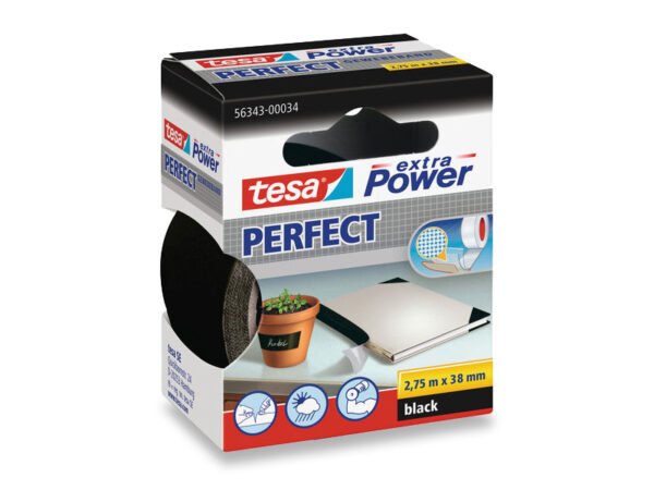 TESA NASTRO TELATO NERO 38x2,7MT