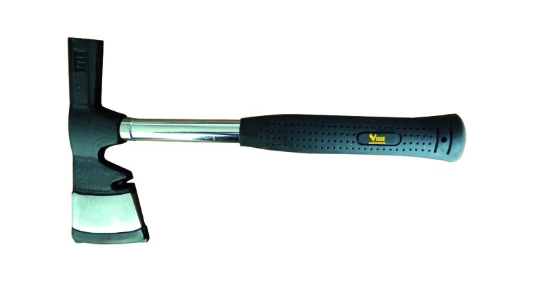 ACCETTA P/GESSATORE C/MANICO ACCIAIO/GOMMA 600GR