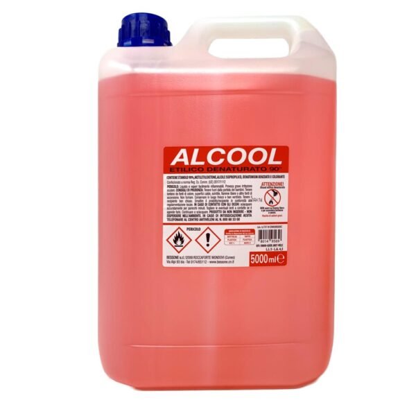 ALCOOL ETILICO DENATURATO 99,9° 5LT