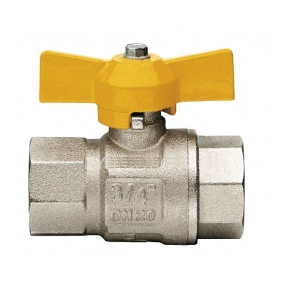 VALVOLA SFERA GAS FARFALLA MF 1/4