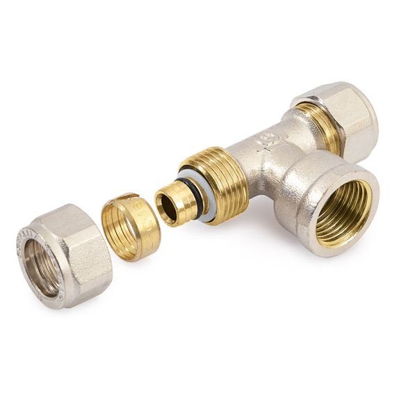 RACCORDO MULTIST. TEE 20x1/2Fx20x2