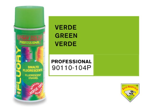 VERNICE ACRILICA ECOSERVICE SPRAY FLUORESCENTE 400ML