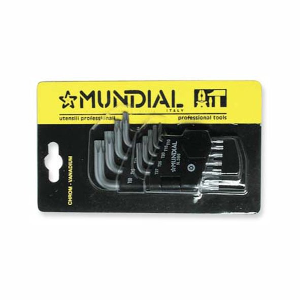 SERIE 9 CHIAVI TORX CLIP
