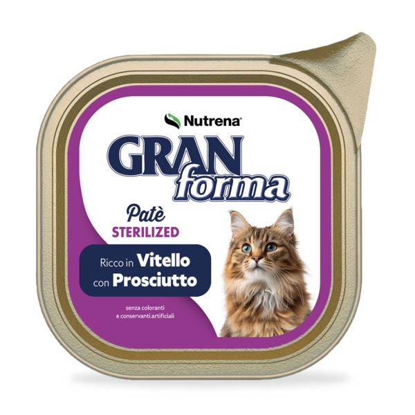 GF CAT STERILIZED PATE' VITELLO E PROSCIUTTO 100GR