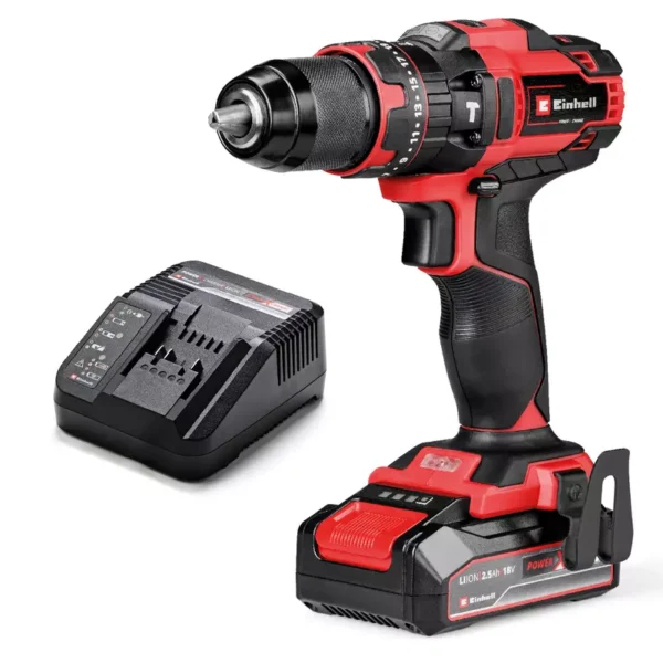EINHELL AVVITATORE A PERCUSSIONE A BATTERIA TE-CD 18/44 Li-i (1x2,5Ah)