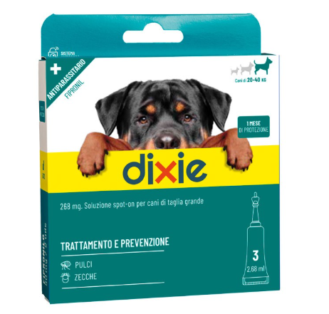 DIXIE SOLUZIONE SPOT-ON 3 PIPETTE 2,68ML