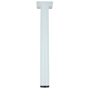PIEDE P/TAVOLO BIANCO ACCIAIO D.30 x H.80CM