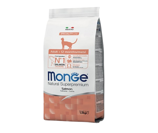 MONGE GATTO ADULTO SALMONE 1,5KG