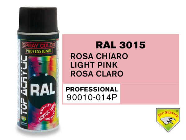 VERNICE ACRILICA SPRAY R3015 ROSA 400ML