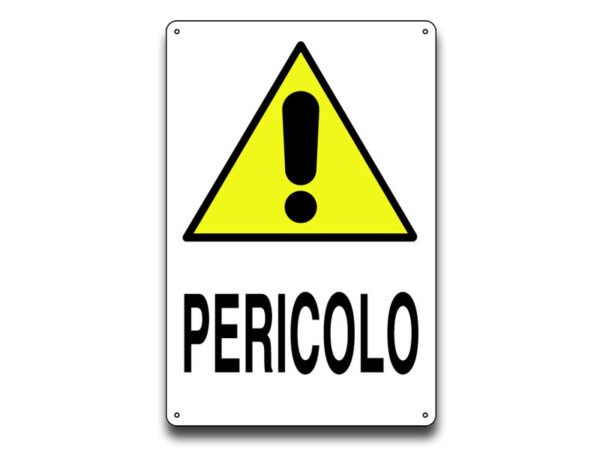 CARTELLO PERICOLO 60x40