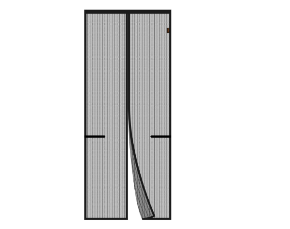 ZANZARIERA MAGNETICA NERA 100xH.220