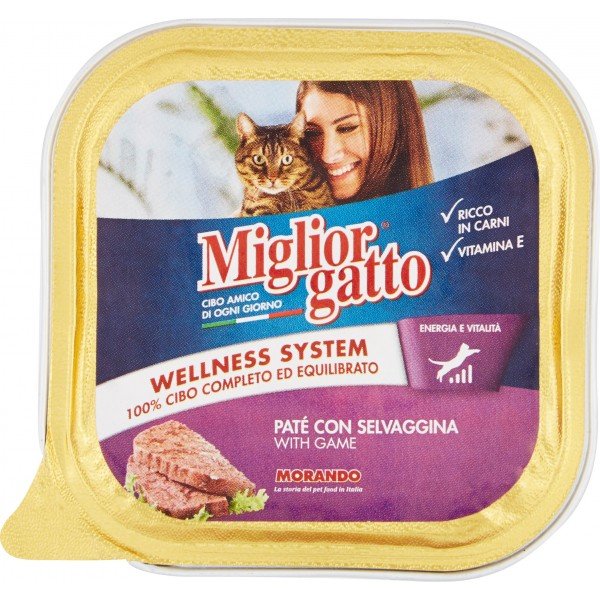 MIGLIOR GATTO PROF. SELVAGGINA 100GR